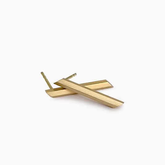 HEXAGON OHRSTECKER • 585 GOLD