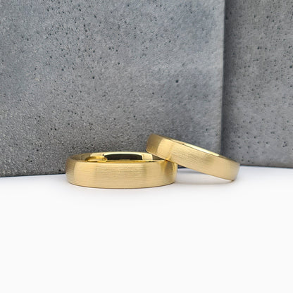 TRAURINGE • OVAL • GELBGOLD