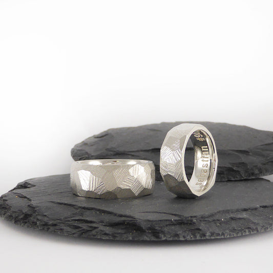 FACETS• RING 925 SILBER
